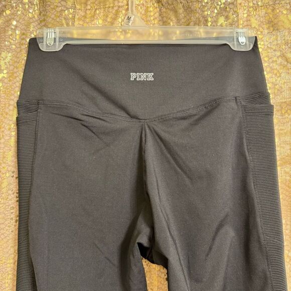 PINK Victorias Secret Ultimate Featherweight Black High Rise Leggings Medium - Picture 6 of 9